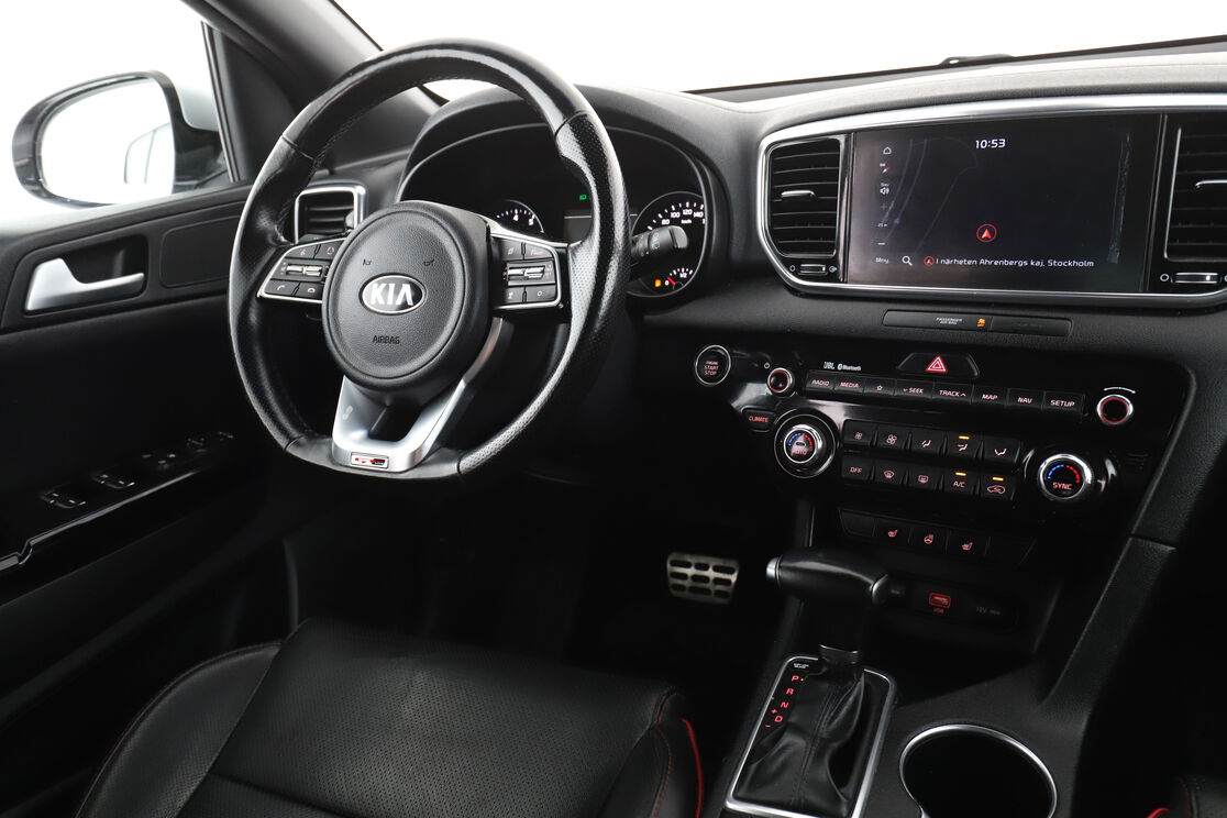 Förarsida sett från baksätet