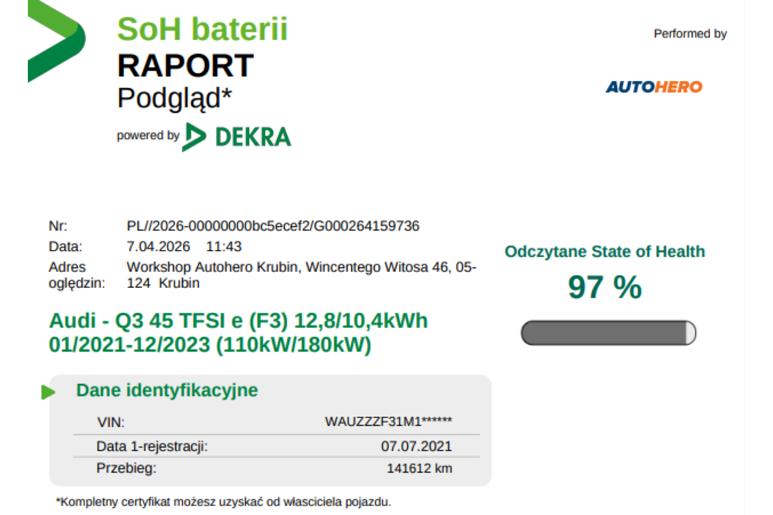 Prawy tył z zewnątrz