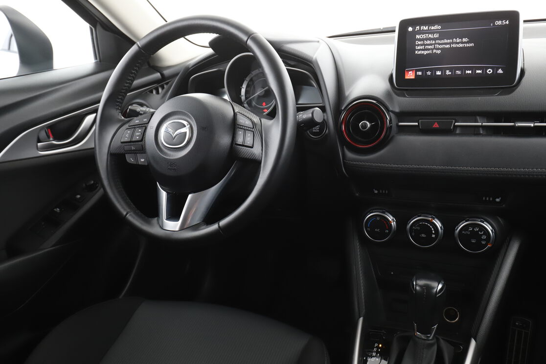 Förarsida sett från baksätet