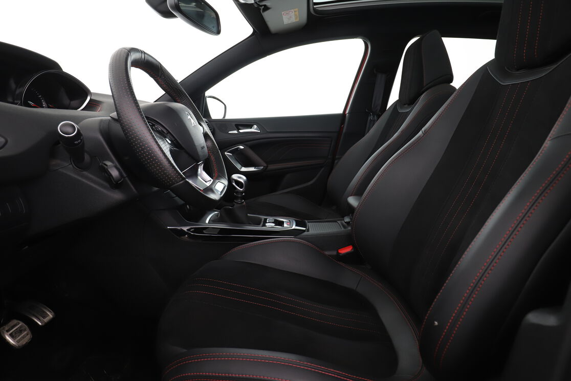 Peugeot -Porte clés de voiture en cuir suédé, style de voiture
