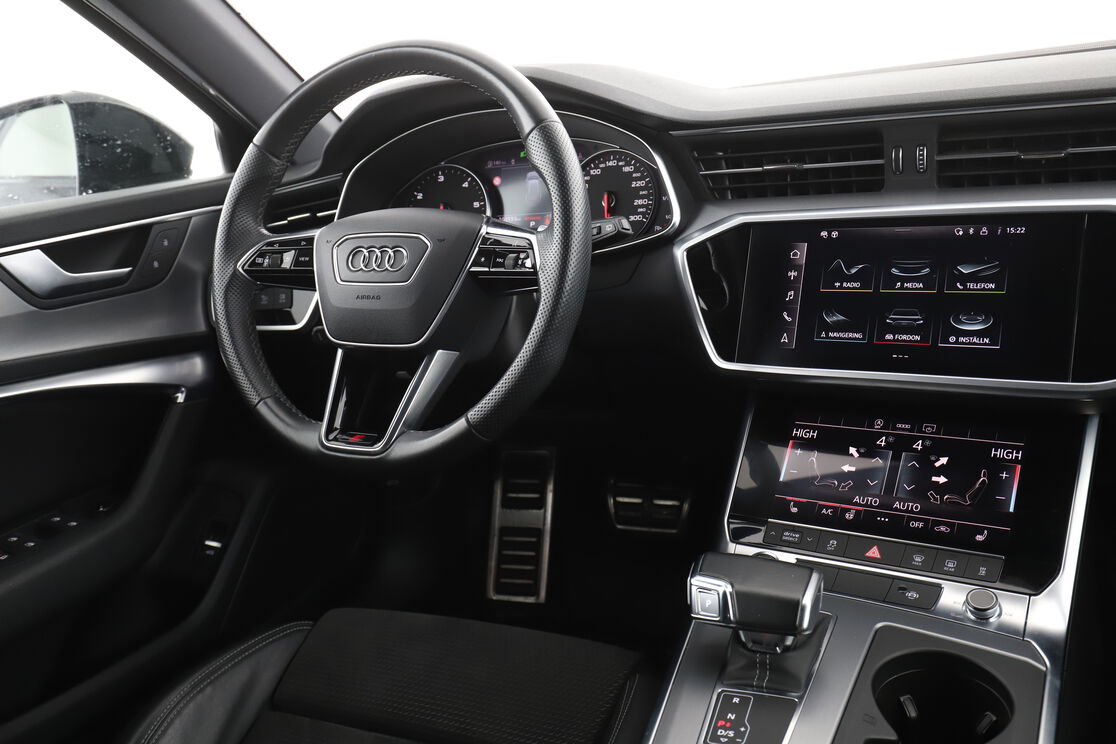 Förarsida sett från baksätet