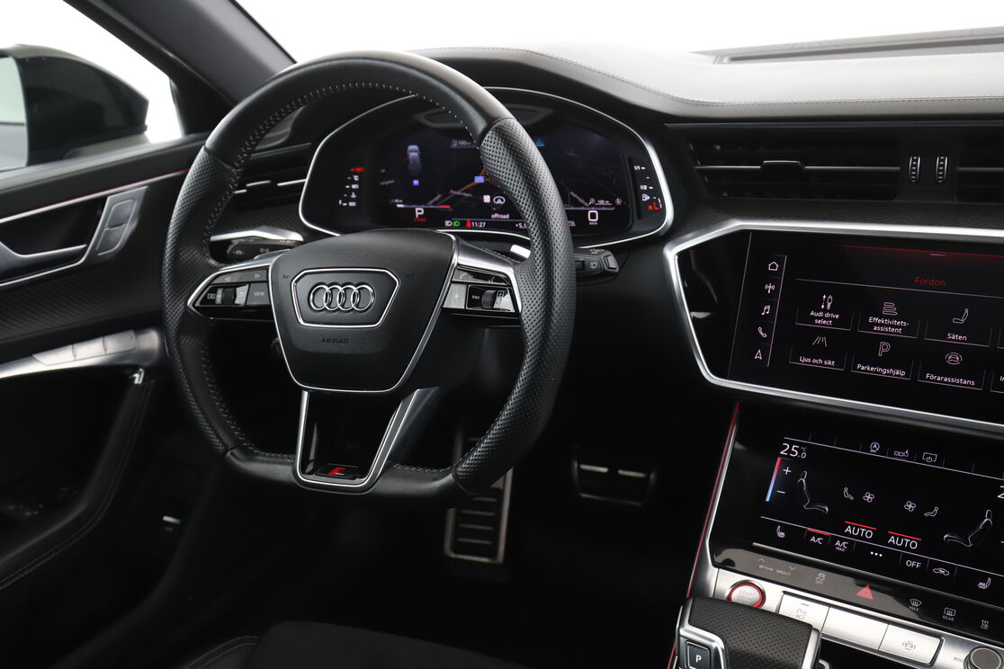 Förarsida sett från baksätet