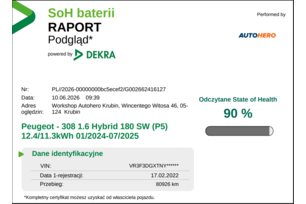 Prawy tył z zewnątrz