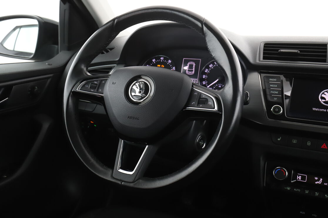 Förarsida sett från baksätet