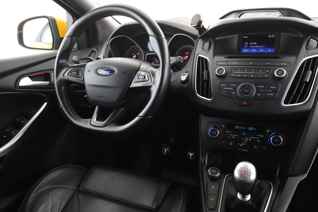 Förarsida sett från baksätet